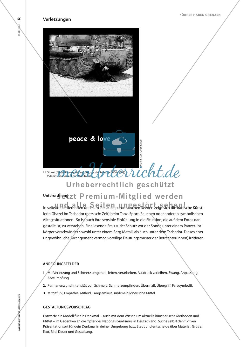 Materialteil: Aspekte zu Körperdarstellungen und -inszenierungen Preview 19