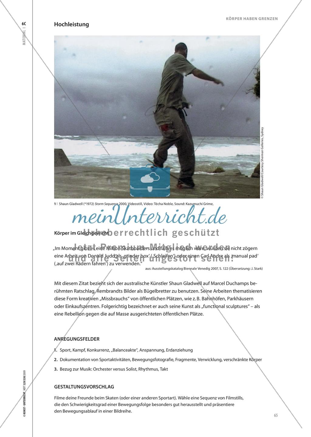 Materialteil: Aspekte zu Körperdarstellungen und -inszenierungen Preview 22