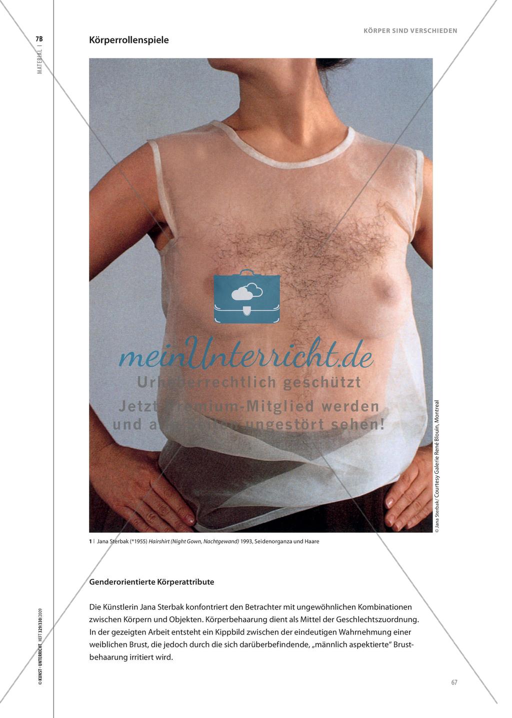 Materialteil: Aspekte zu Körperdarstellungen und -inszenierungen Preview 24