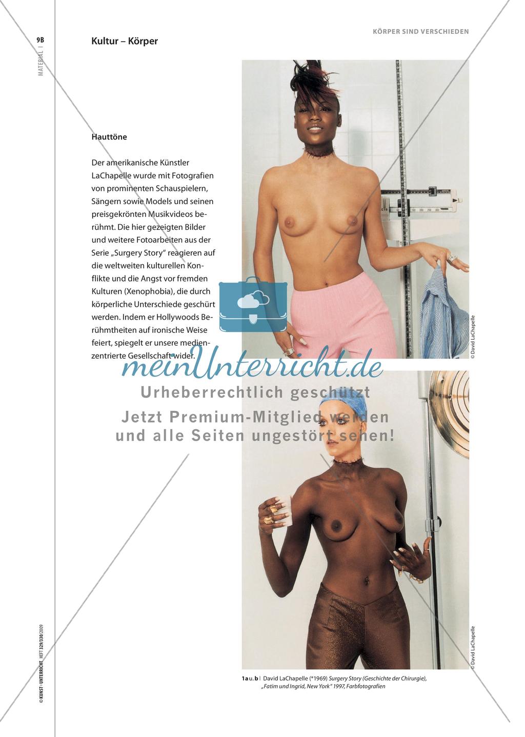 Materialteil: Aspekte zu Körperdarstellungen und -inszenierungen Preview 29