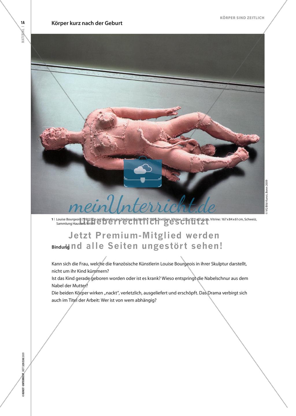 Materialteil: Aspekte zu Körperdarstellungen und -inszenierungen Preview 5