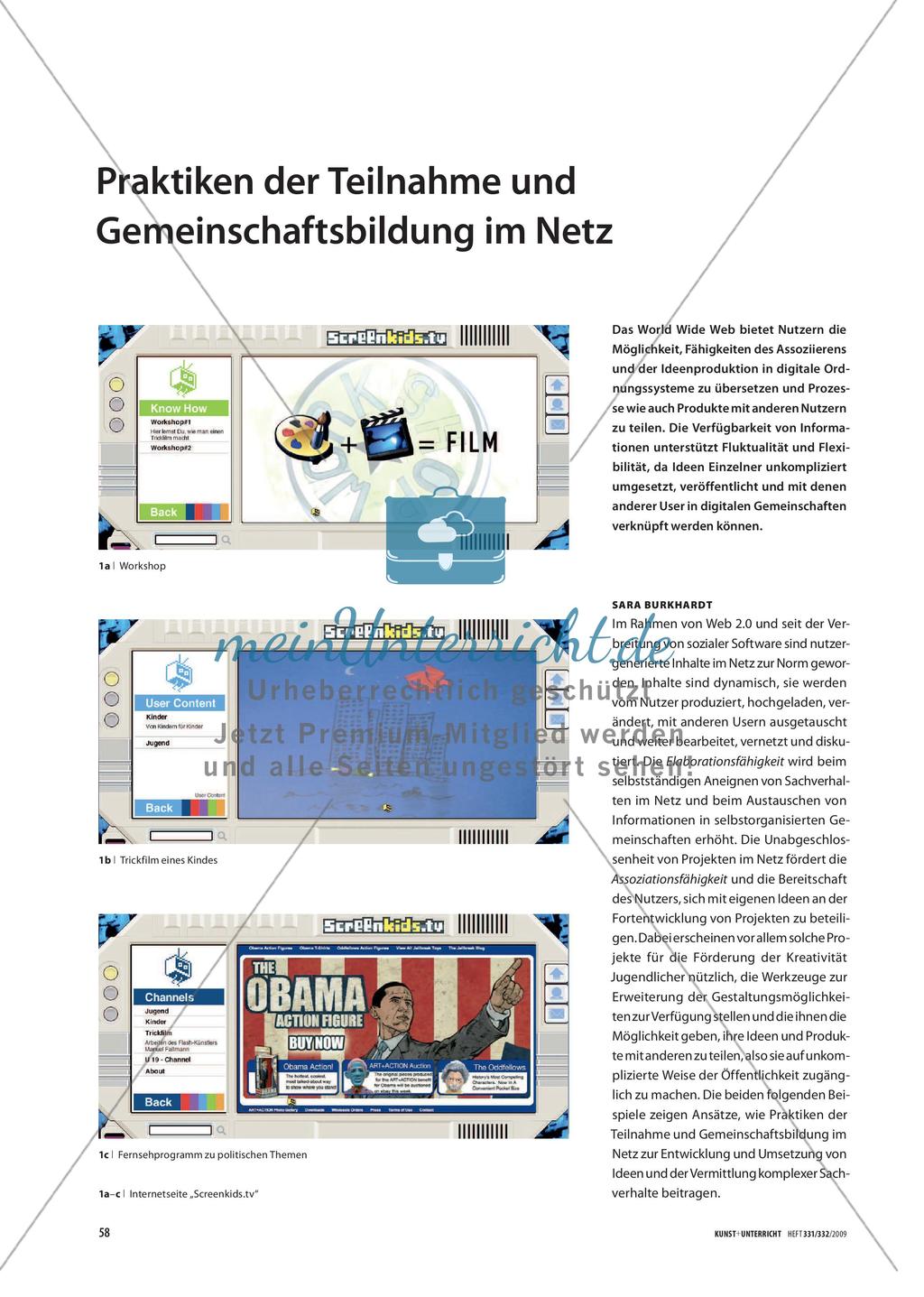 Praktiken der Teilnahme und Gemeinschaftsbildung im Netz Preview 1