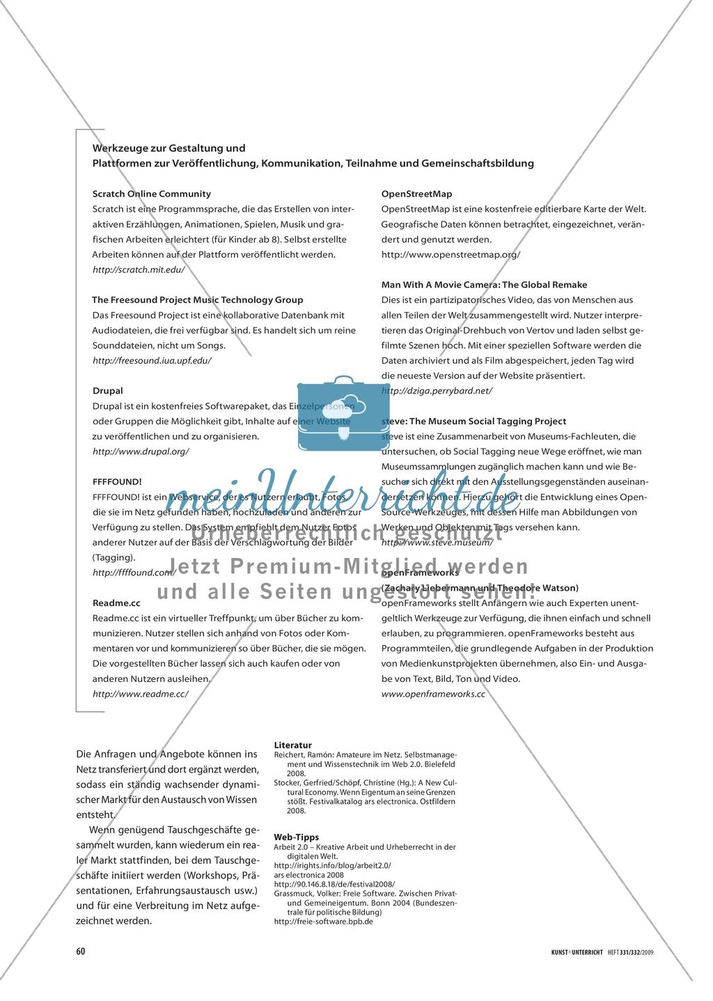 Praktiken der Teilnahme und Gemeinschaftsbildung im Netz Preview 3