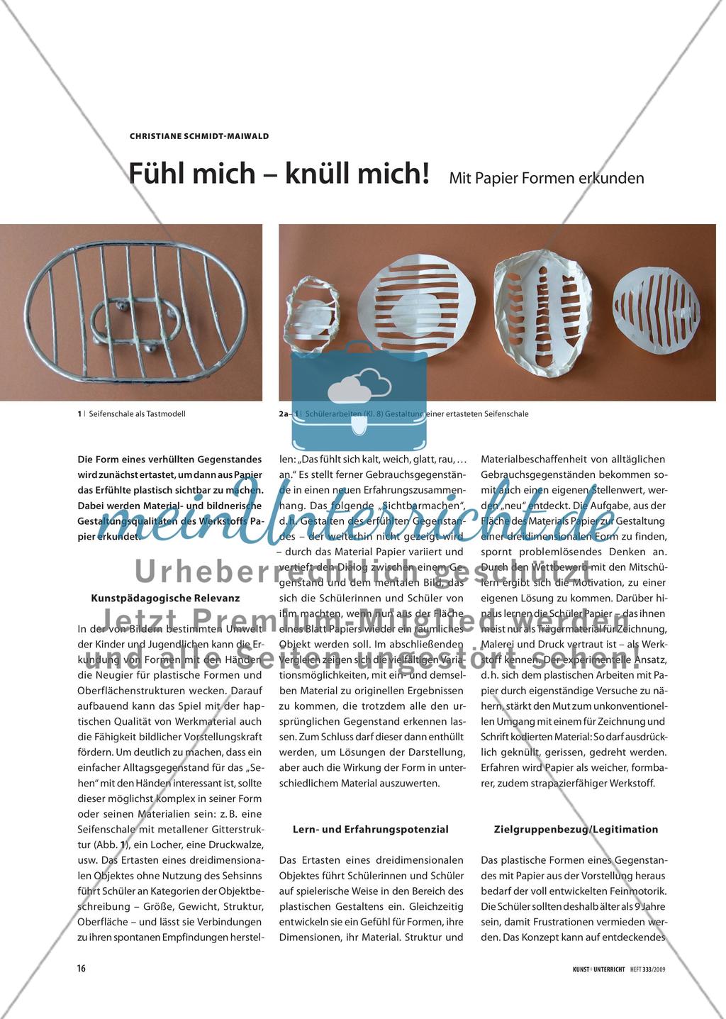 Fühl mich – knüll mich!: Mit Papier Formen erkunden Preview 1