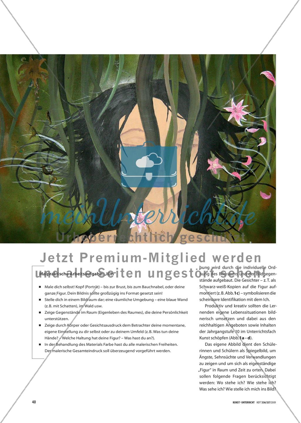 Unabhängigkeit und Freiheit - Selbstdarstellung als figurative Malerei Preview 2