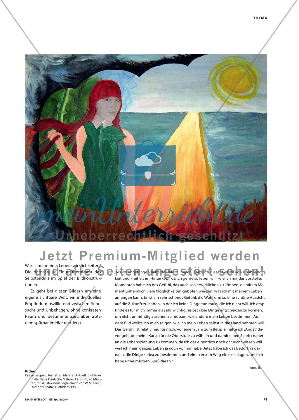 Unabhängigkeit und Freiheit - Selbstdarstellung als figurative Malerei Preview 3
