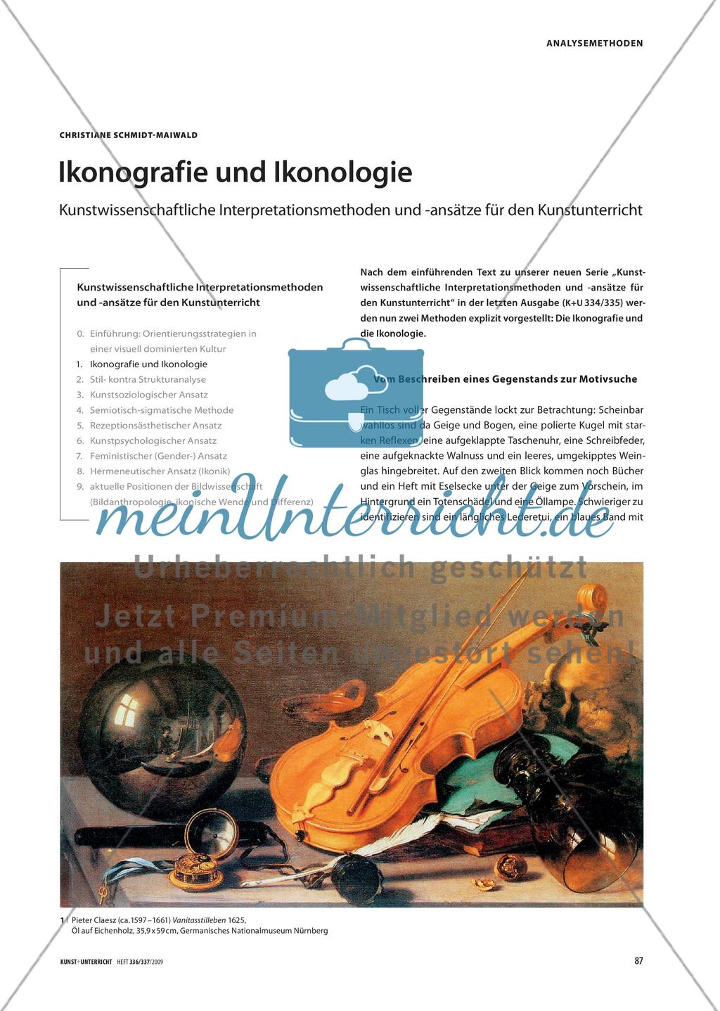 Ikonografie und Ikonologie Preview 1