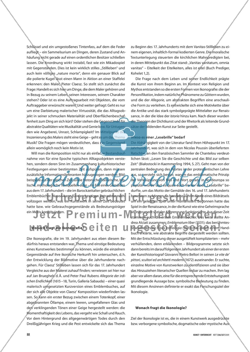 Ikonografie und Ikonologie Preview 2