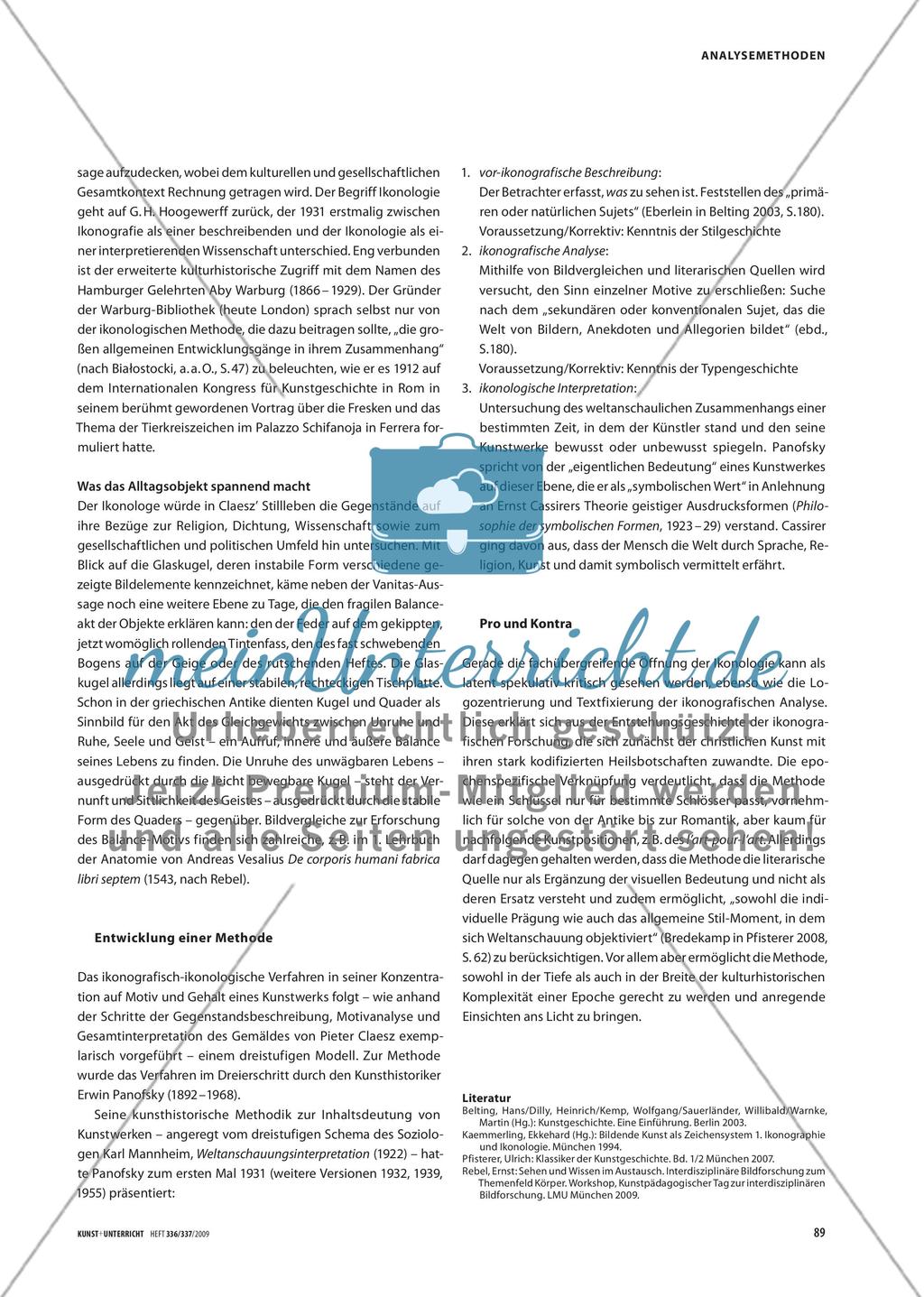 Ikonografie und Ikonologie Preview 3