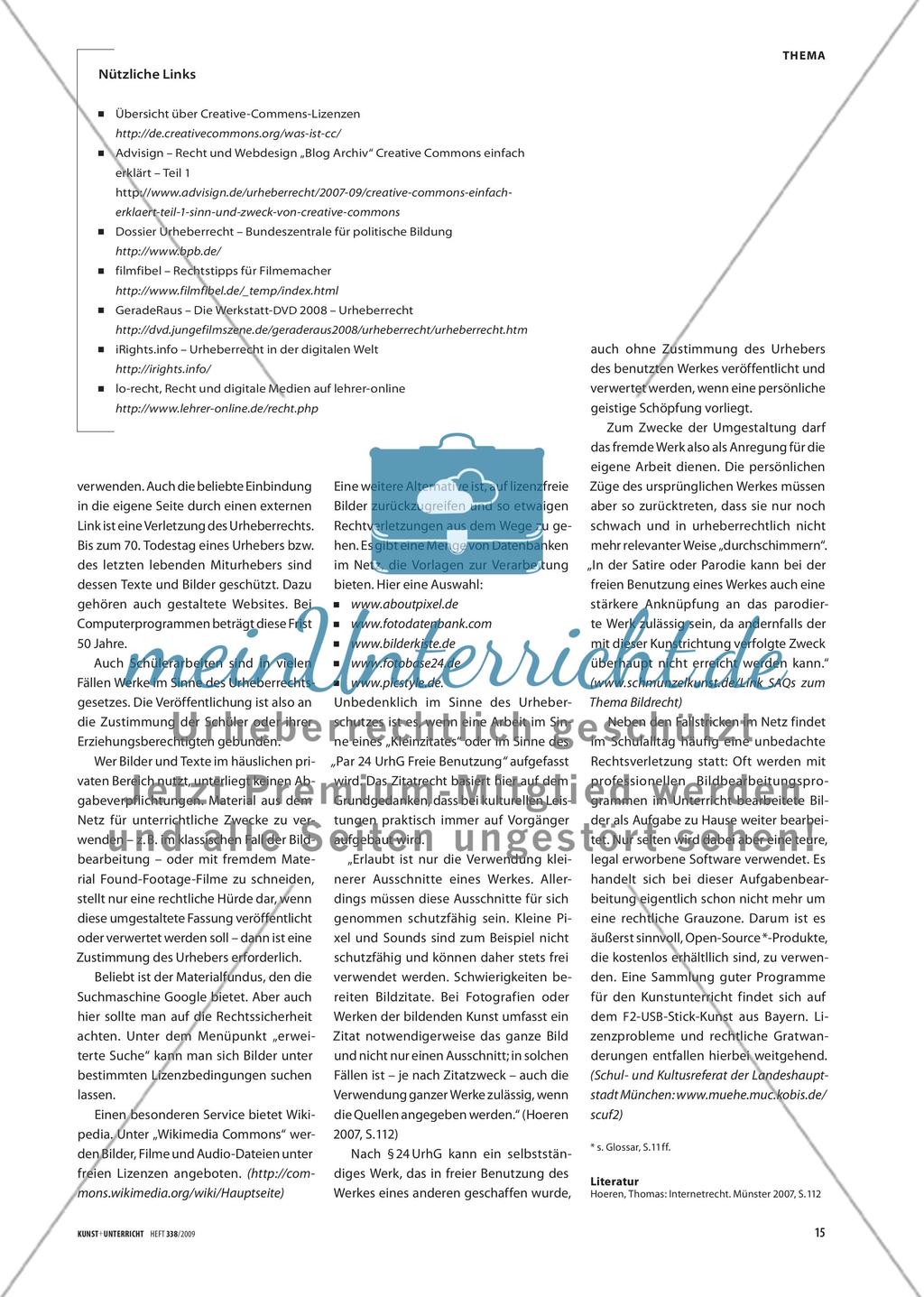 Im Netz verstrickt - Rechtliche Hinweise zum Arbeiten im Netz Preview 2