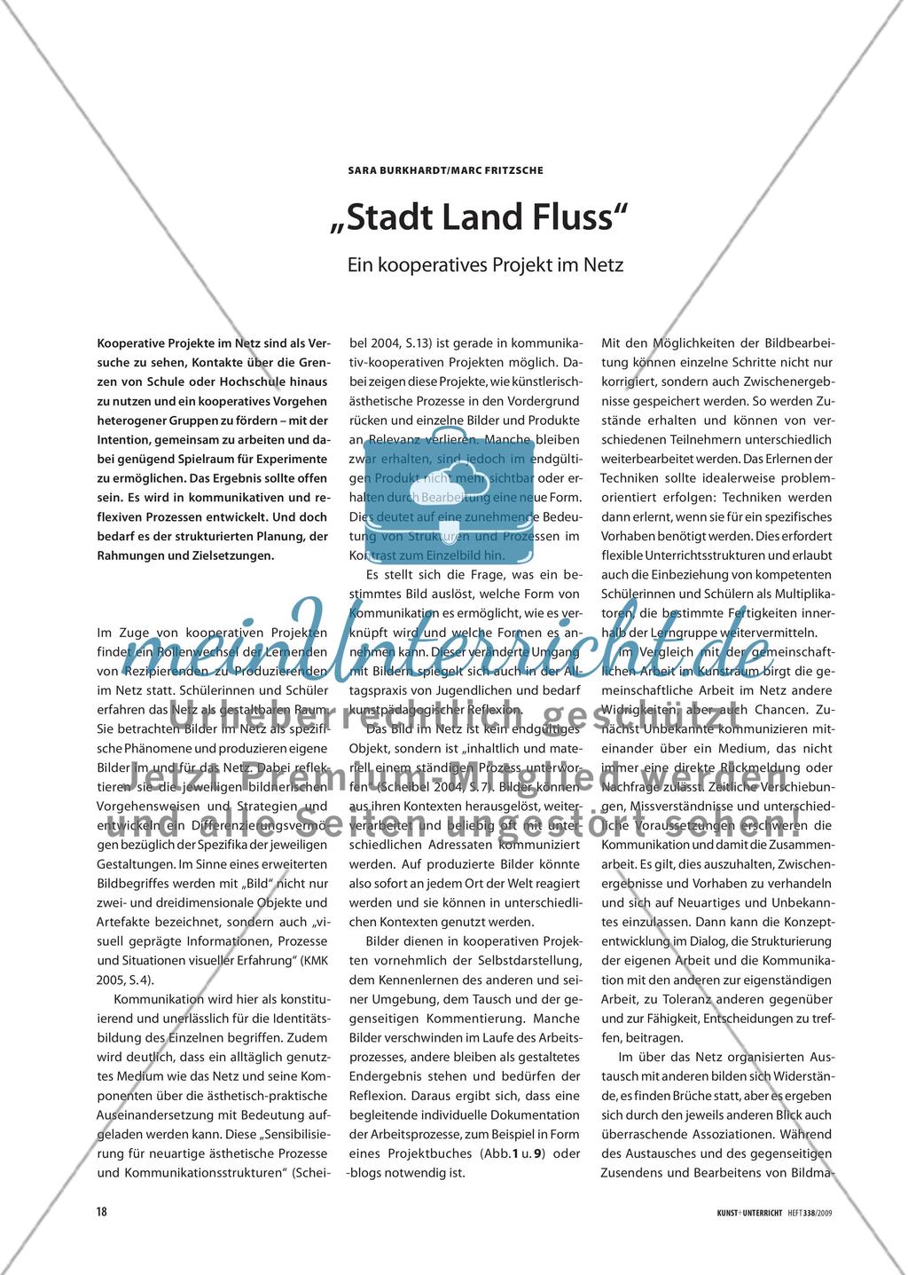 „Stadt Land Fluss“ - Ein kooperatives Projekt im Netz Preview 1