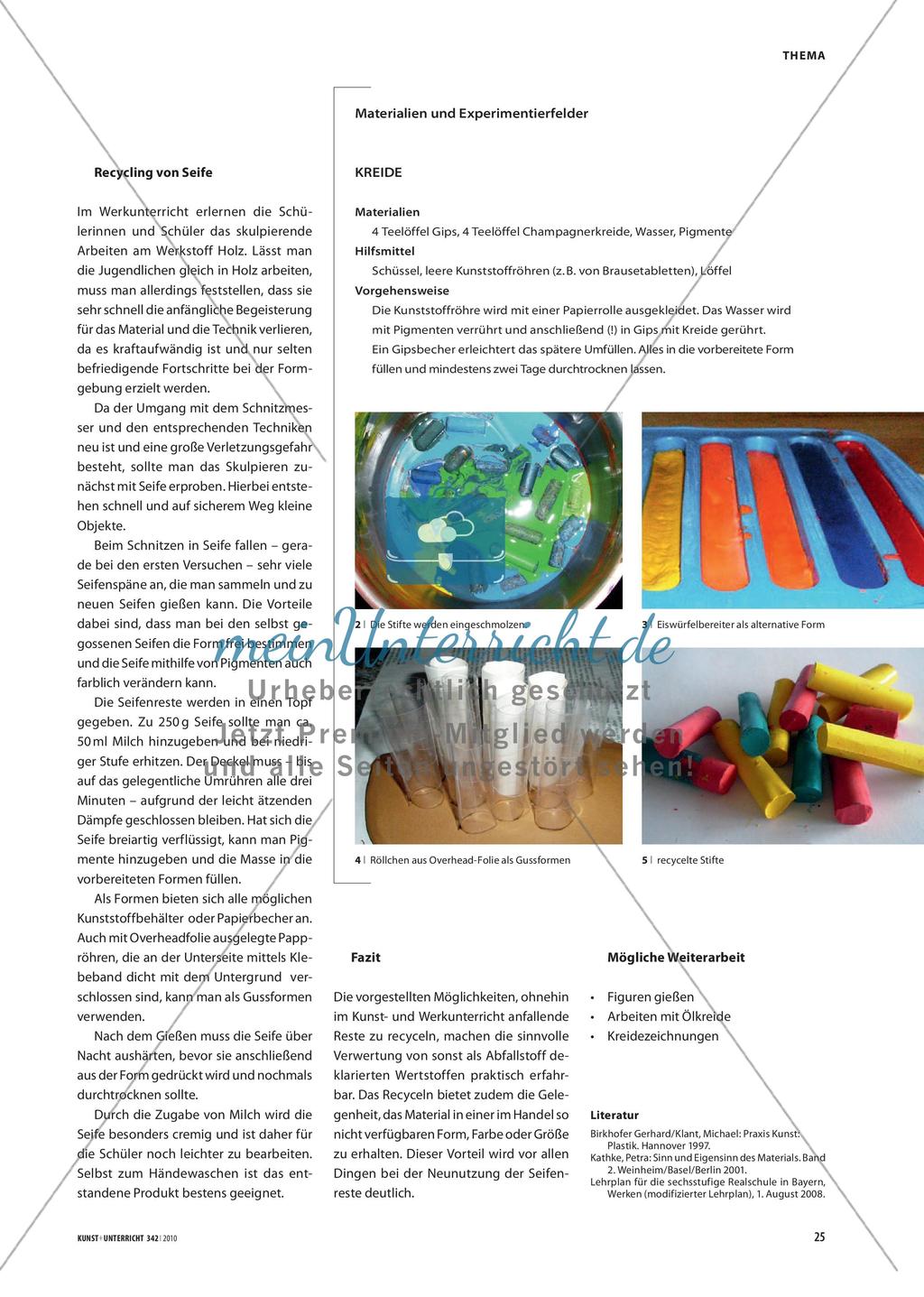Reste - Recycling von Materialien Preview 2