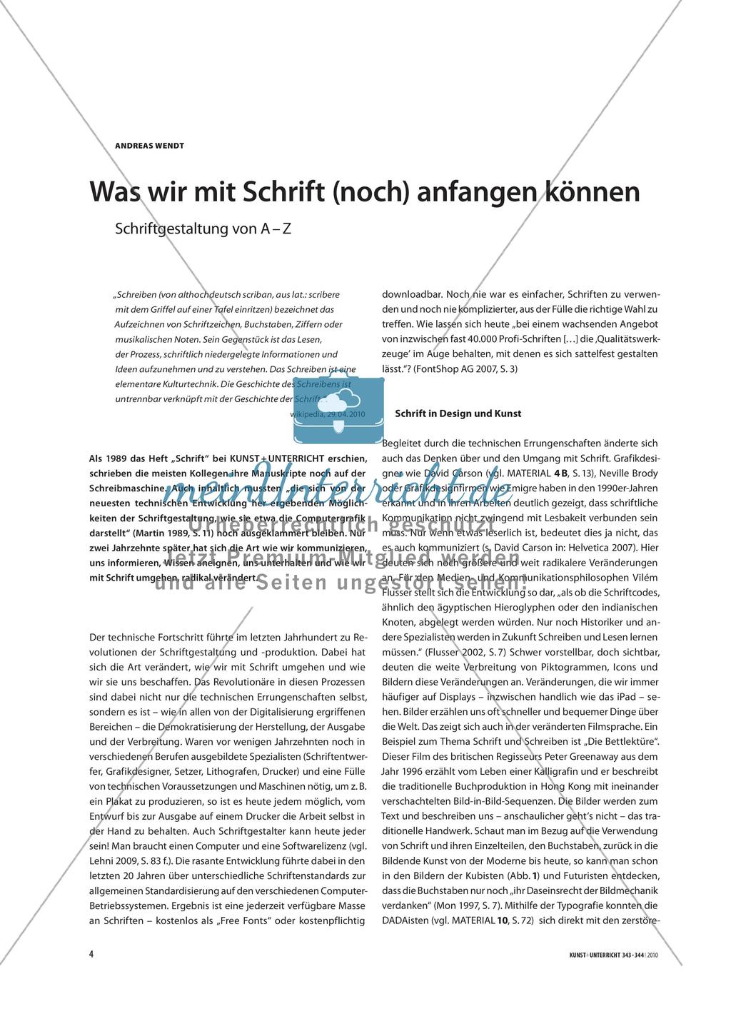 Was wir mit Schrift (noch) anfangen können: Schriftgestaltung von A – Z Preview 1