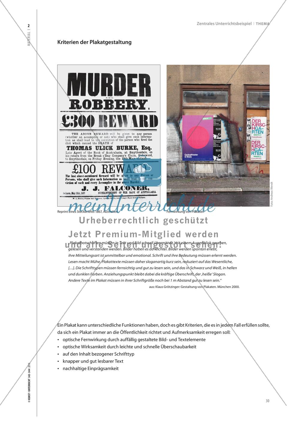 Wanted! - Schrift und Plakatgestaltung in der Grundschule Preview 10