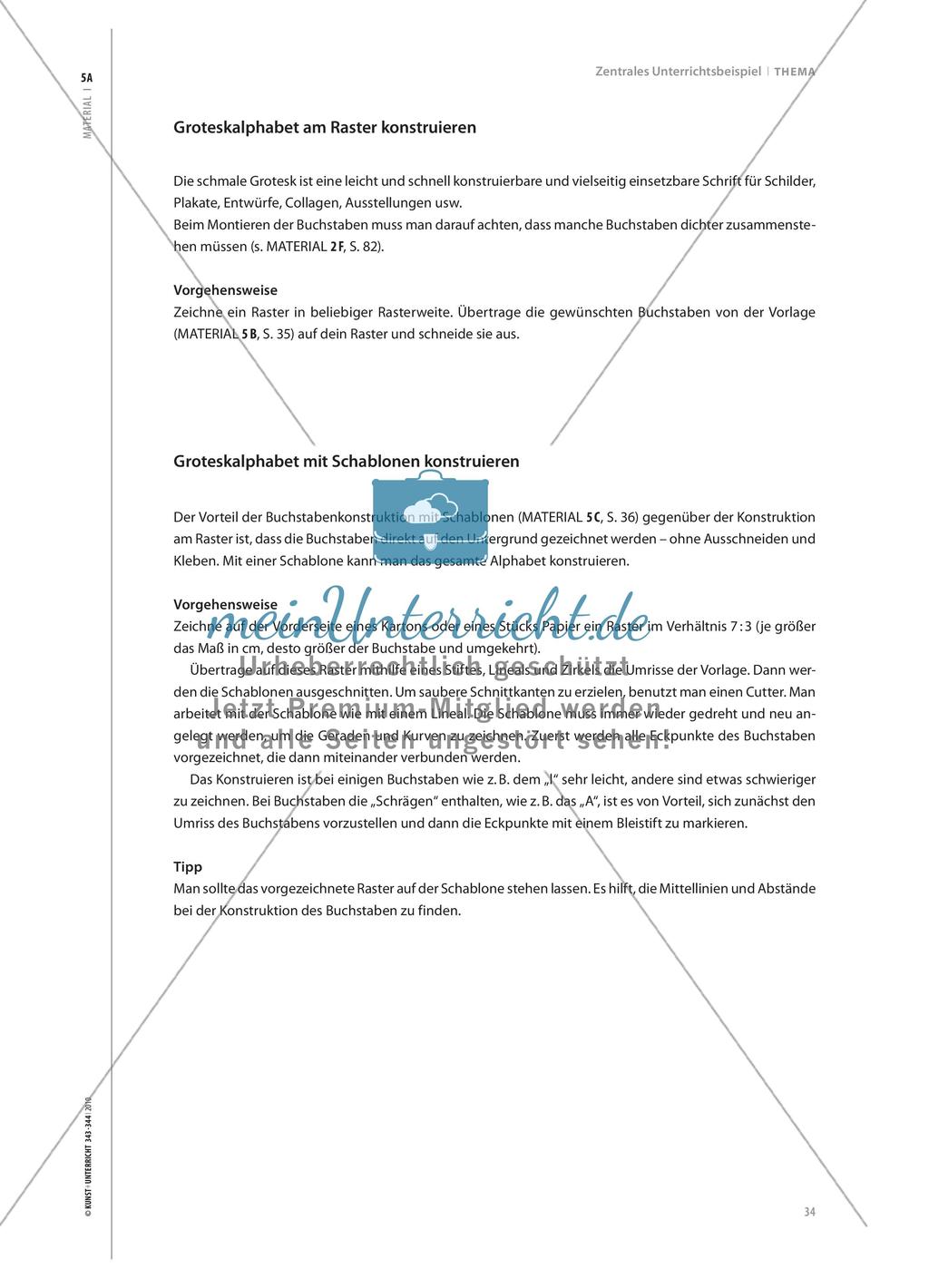 Wanted! - Schrift und Plakatgestaltung in der Grundschule Preview 14