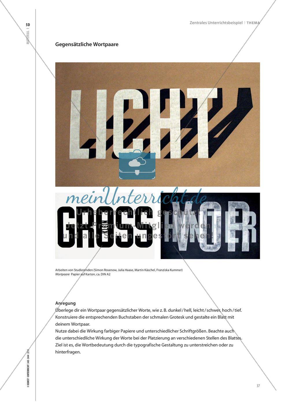 Wanted! - Schrift und Plakatgestaltung in der Grundschule Preview 17