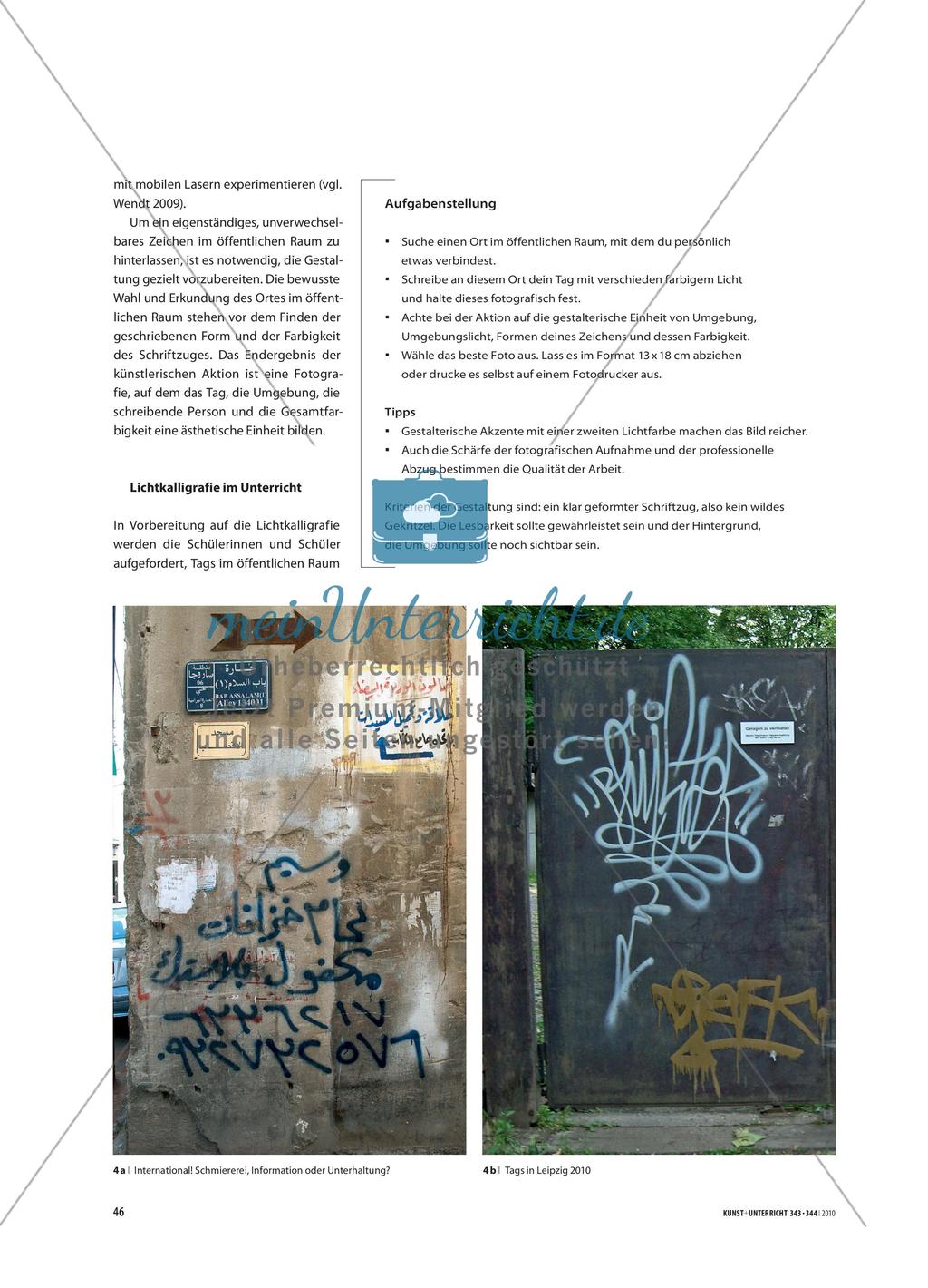 Lichtkalligrafie - Taggen mit Licht im öffentlichen Raum Preview 3