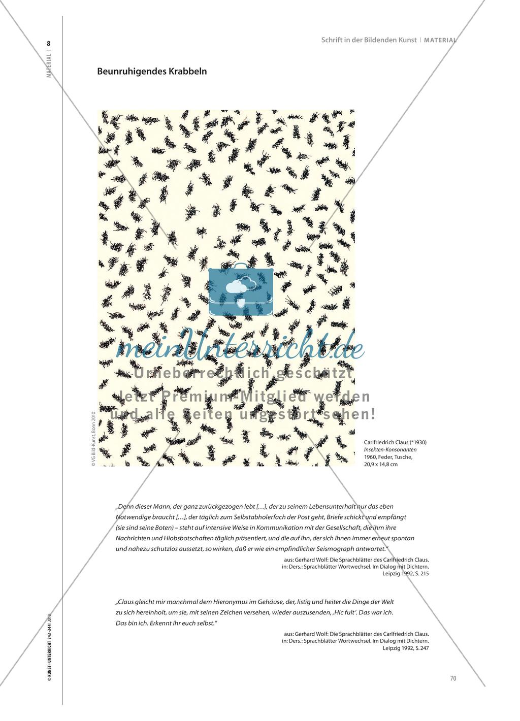 Schrift in der Bildenden Kunst Preview 10