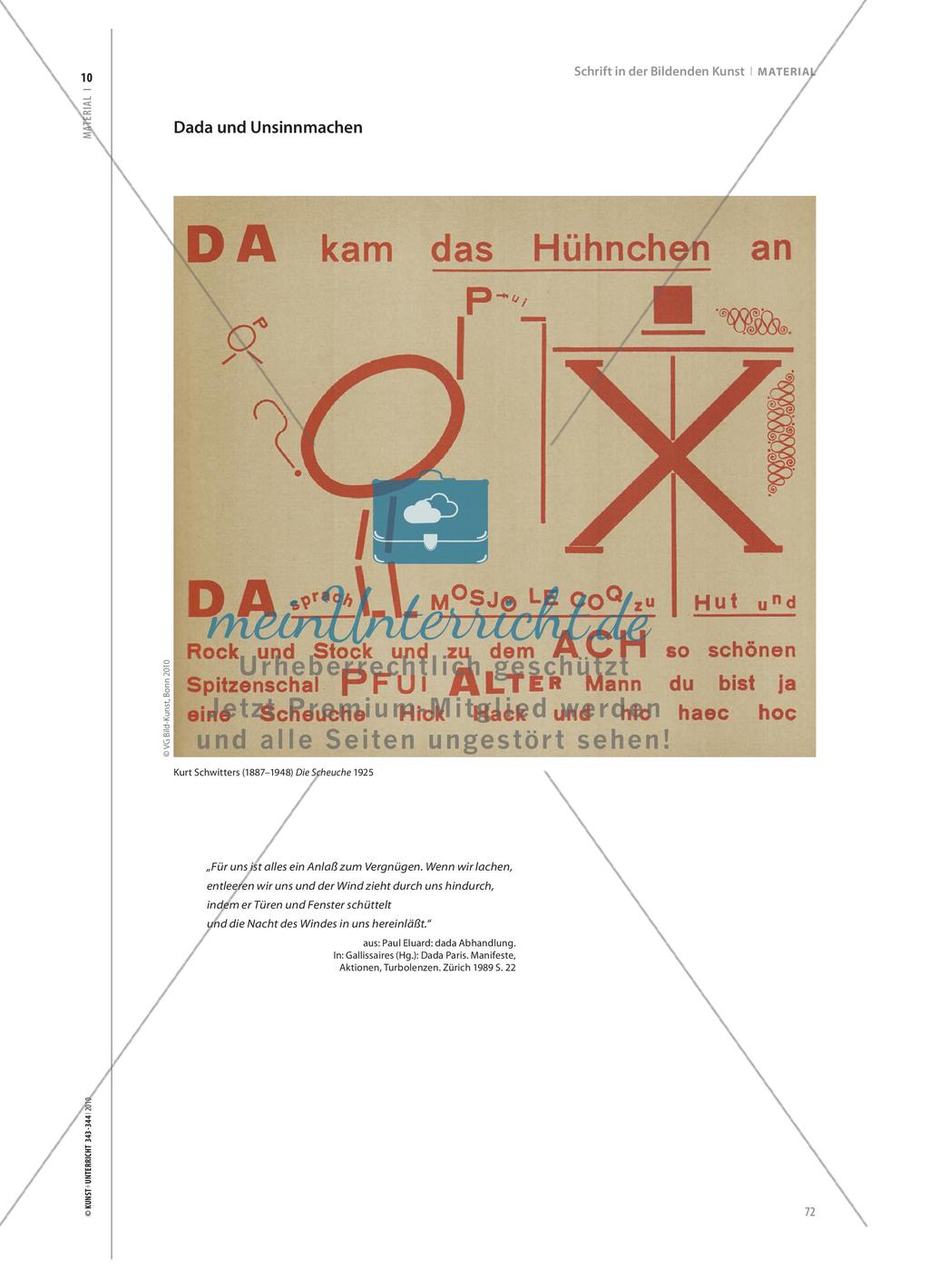 Schrift in der Bildenden Kunst Preview 12