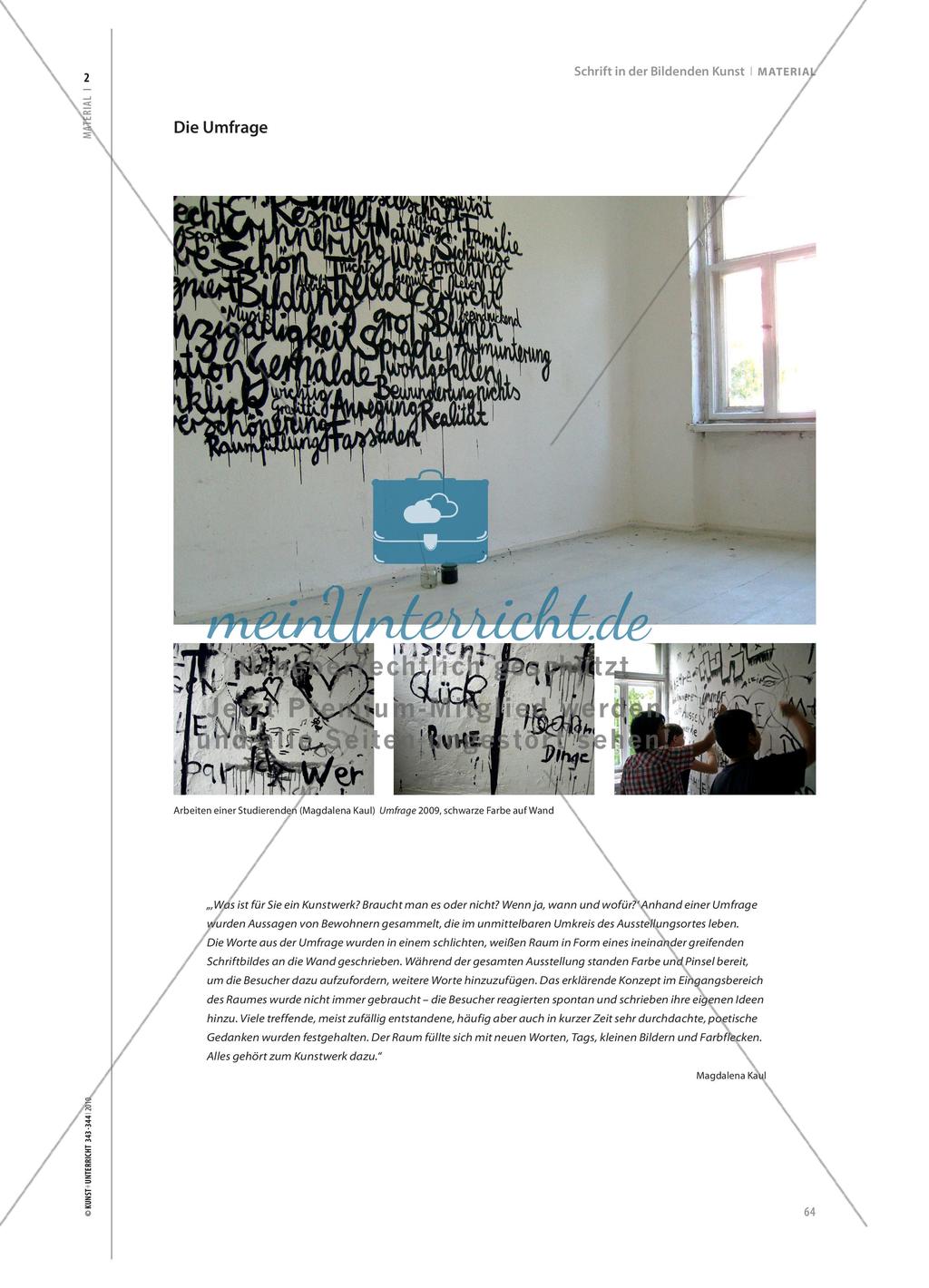 Schrift in der Bildenden Kunst Preview 4