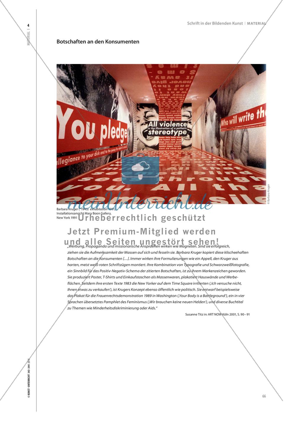 Schrift in der Bildenden Kunst Preview 6