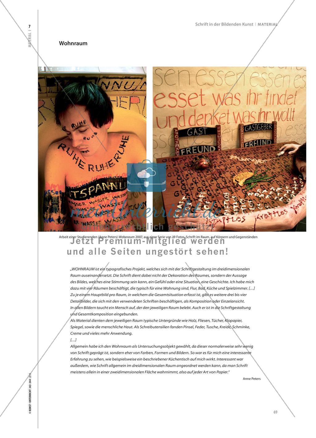 Schrift in der Bildenden Kunst Preview 9