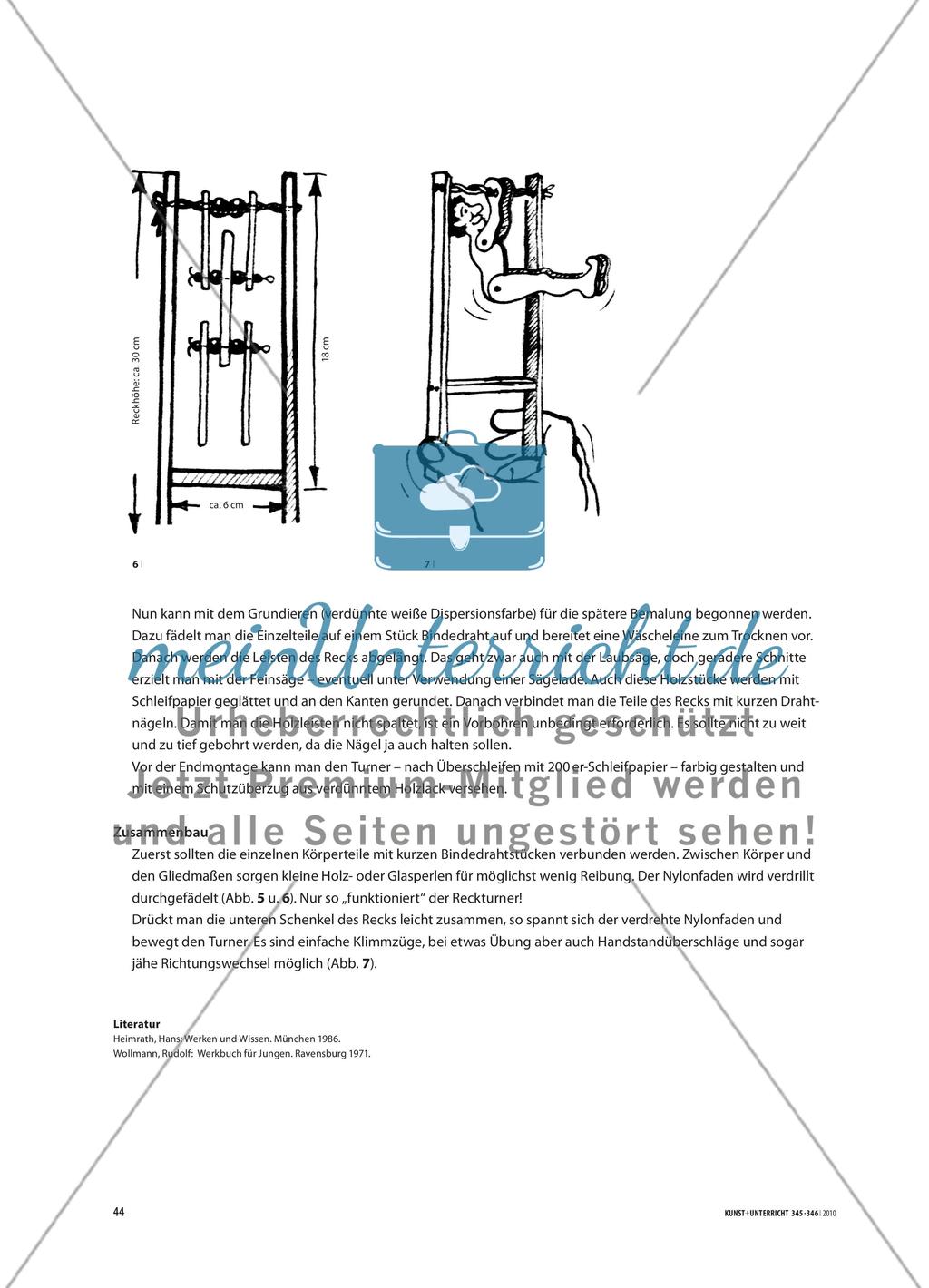 Laubsägearbeit: Reckturner Preview 3
