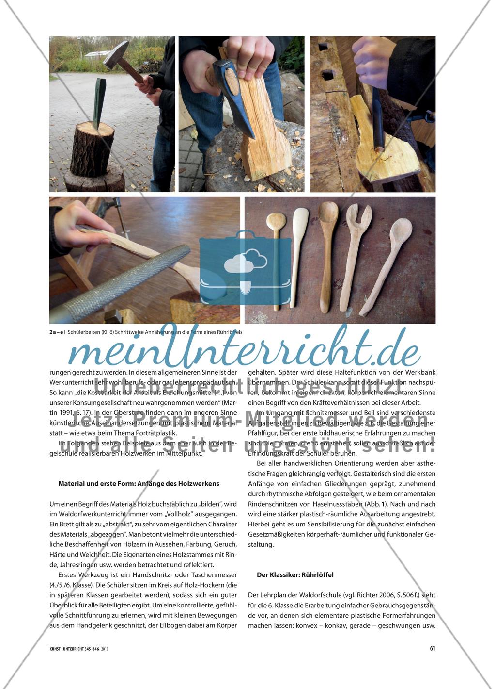 Mit der Hand Kopf und Herz bilden - Impulse aus dem Werkunterricht der Waldorfschule Preview 2