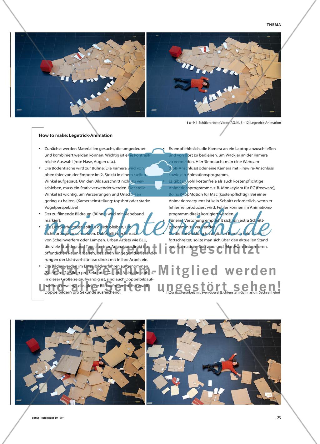 Das Pappmonster - Eine Legetrick-Animation mit gefundenen Dingen Preview 2