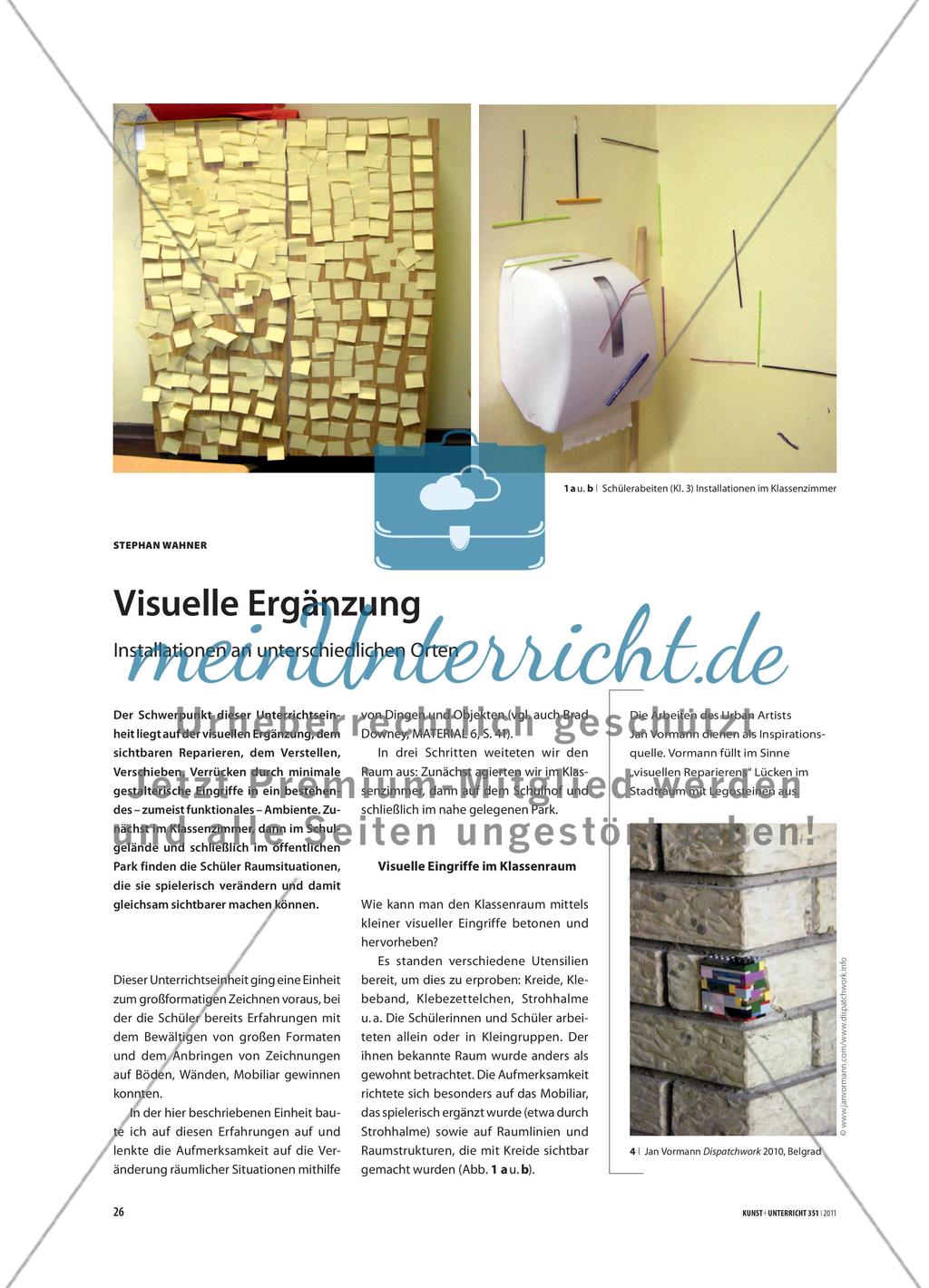 Visuelle Ergänzung - Installationen an unterschiedlichen Orten Preview 1