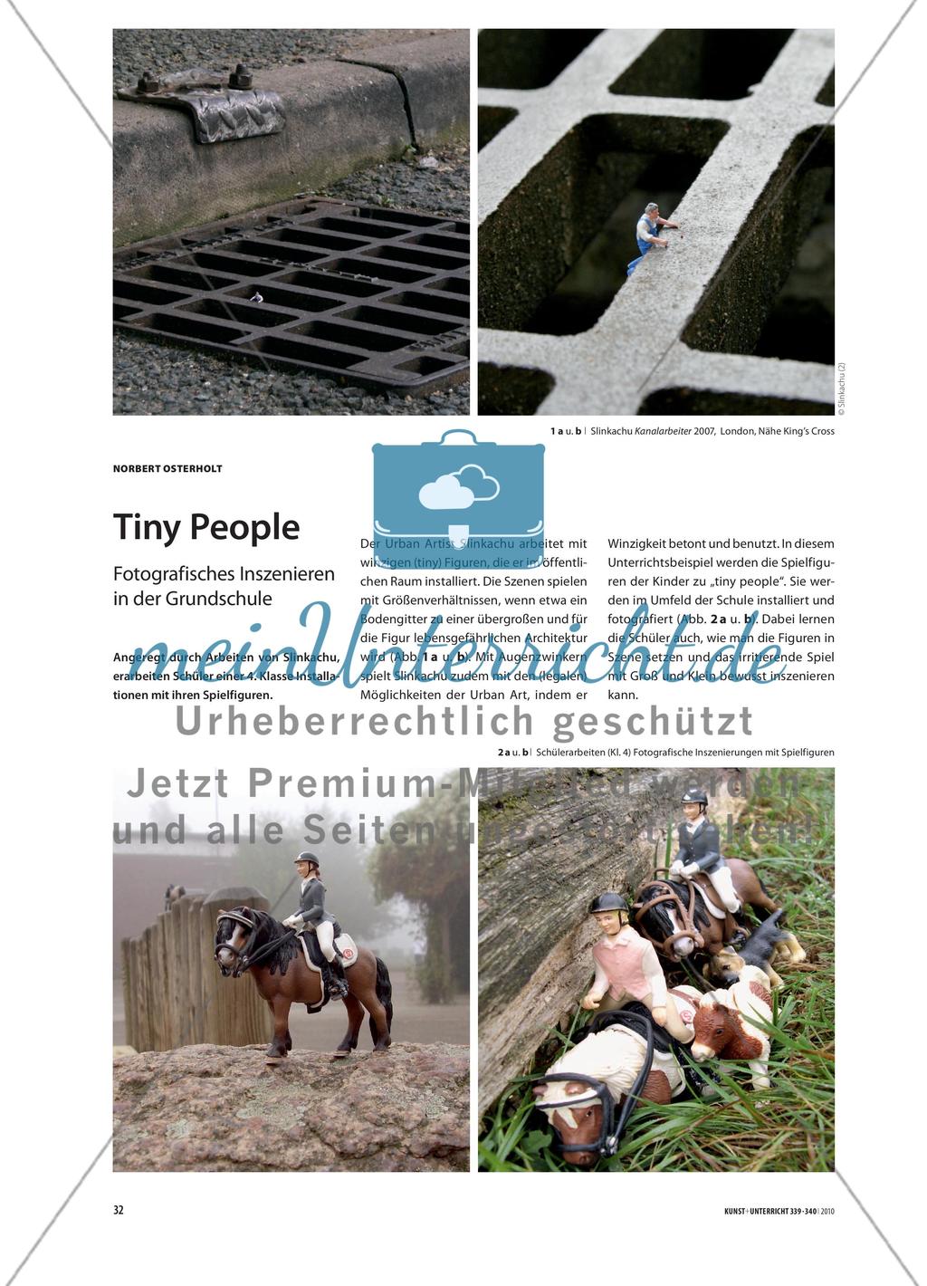 Tiny People - Fotografisches Inszenieren in der Grundschule Preview 1