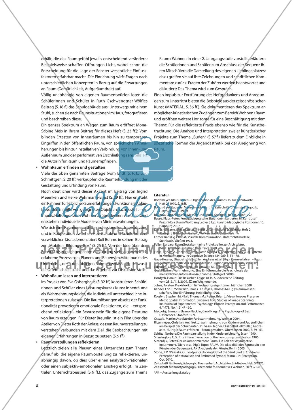 Wohnen. Raum erfahren. Raum gestalten - Koordination einer Erkundung Preview 5