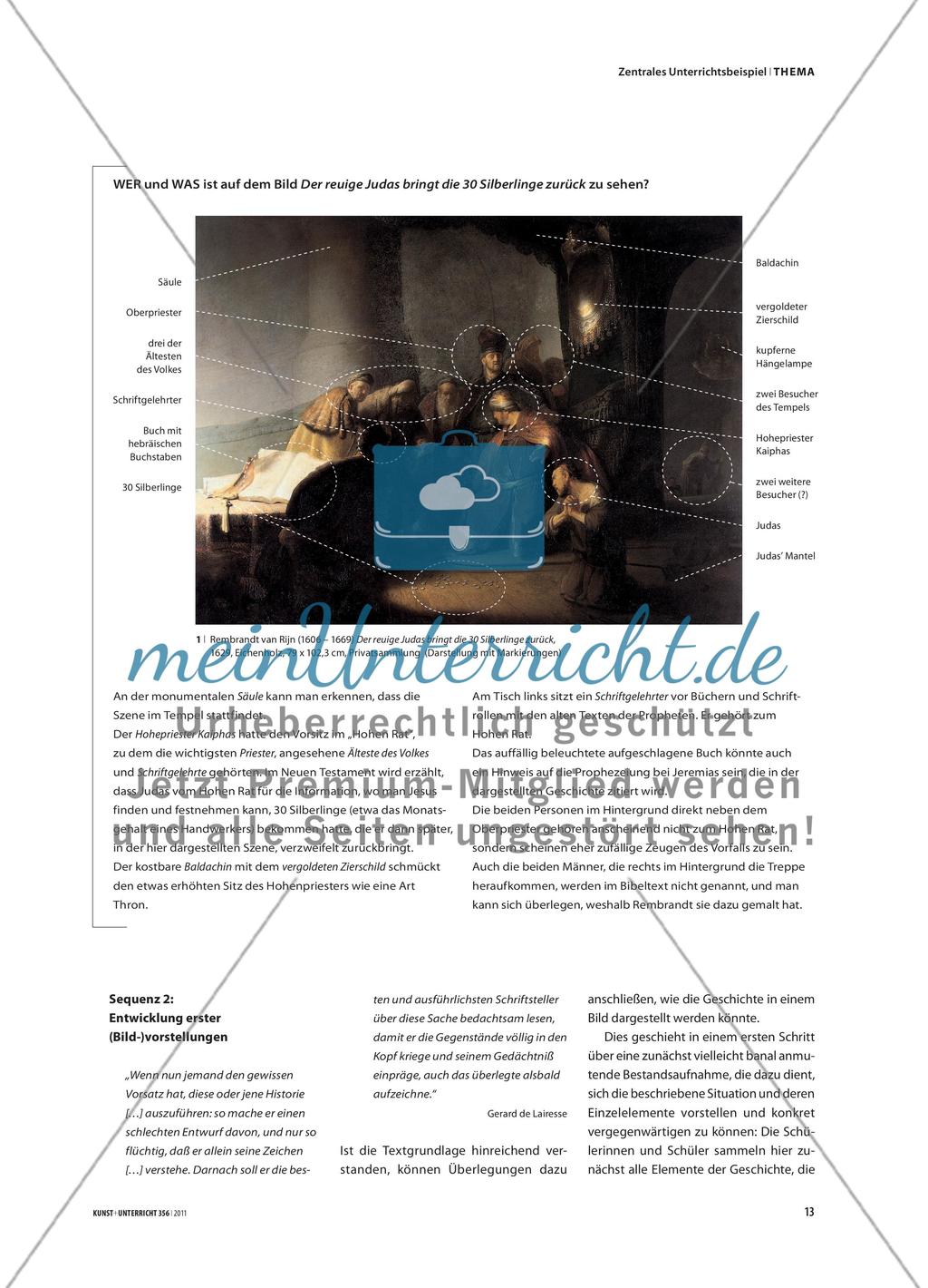 Historische Werkprozesse verstehen - Rembrandts Bildprozess zur Geschichte des „reuigen Judas“ Preview 3