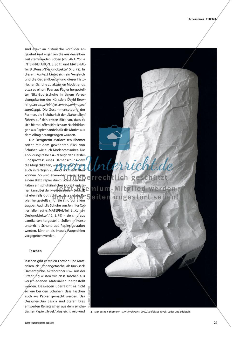 Schuhe, Taschen, Hüte … - Accessoires aus Papier Preview 2
