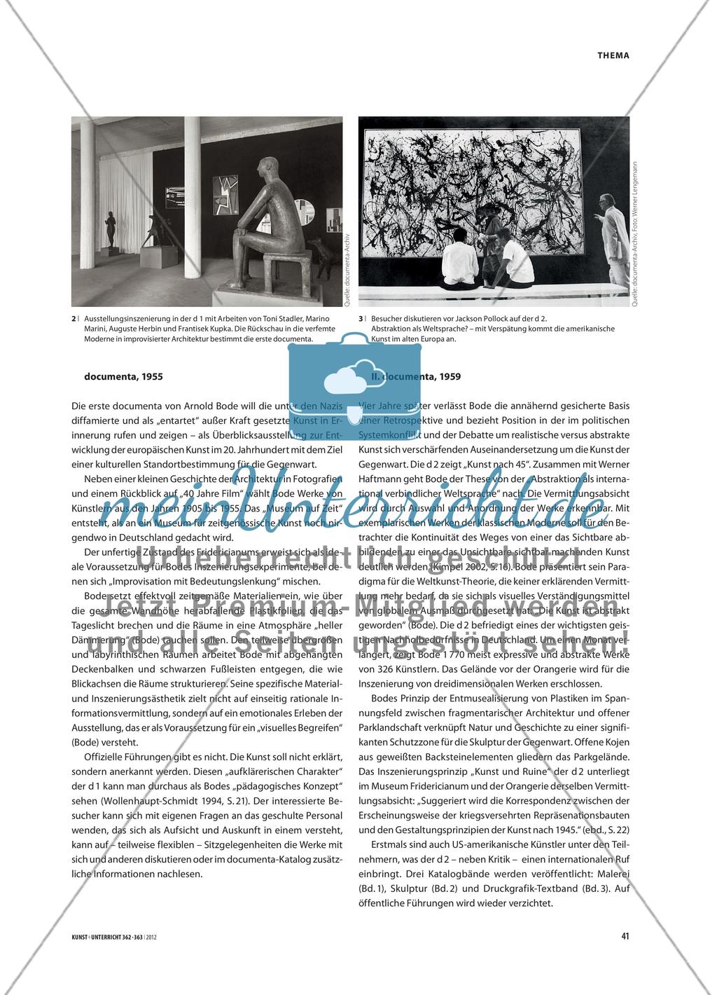 „Improvisation mit Deutungshilfe“ - Kalkulierte und inszenierte Vermittlung am Beispiel documenta Preview 2