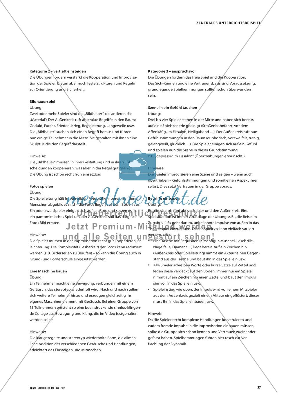 Aus dem Stegreif - Spielszenen als visueller Fundus Preview 6