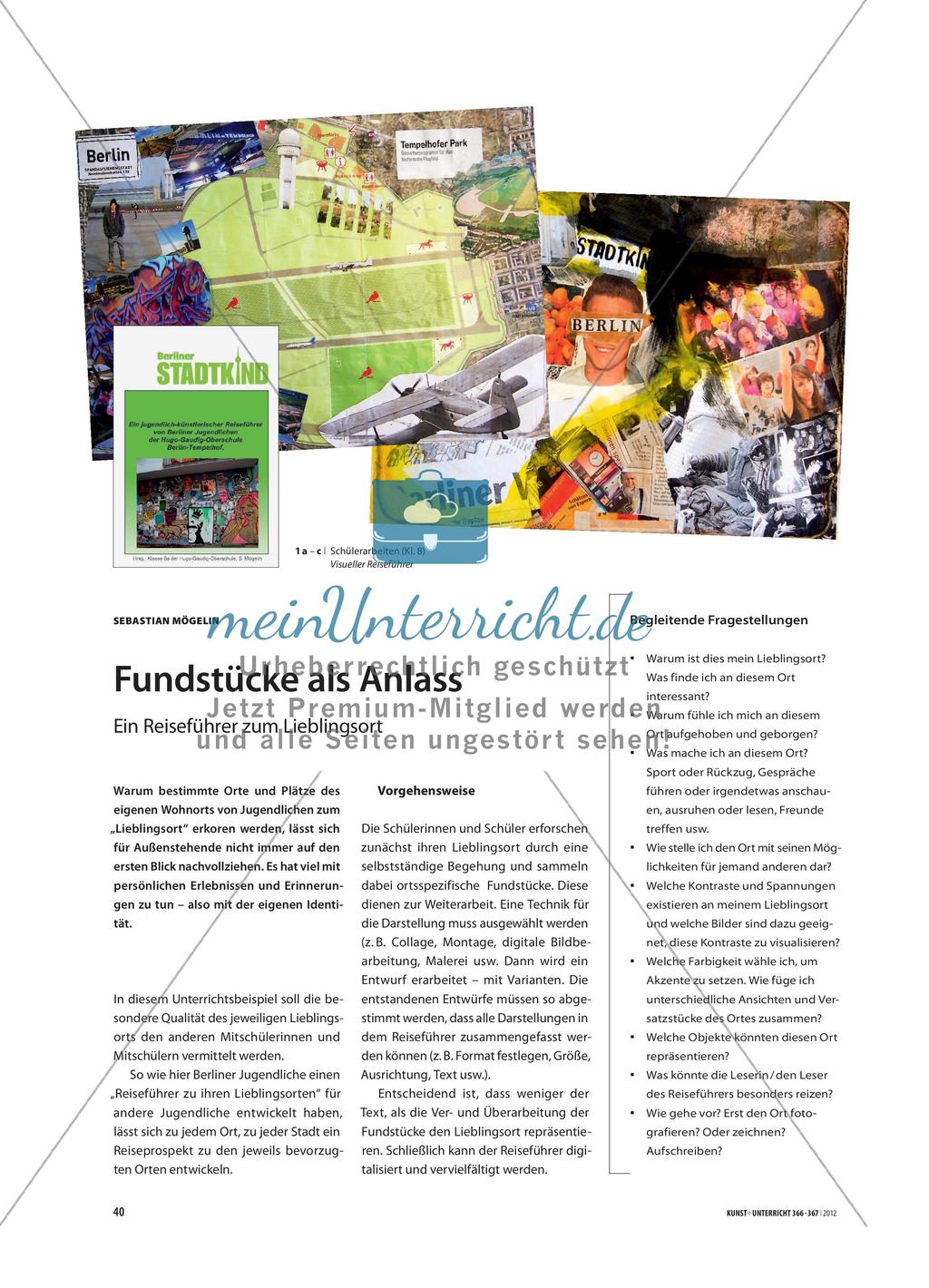 Fundstücke als Anlass - Ein Reiseführer zum Lieblingsort Preview 1