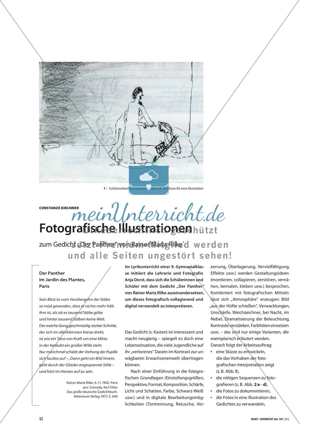 Fotografische Illustrationen - zum Gedicht „Der Panther“ von Rainer Maria Rilke Preview 1