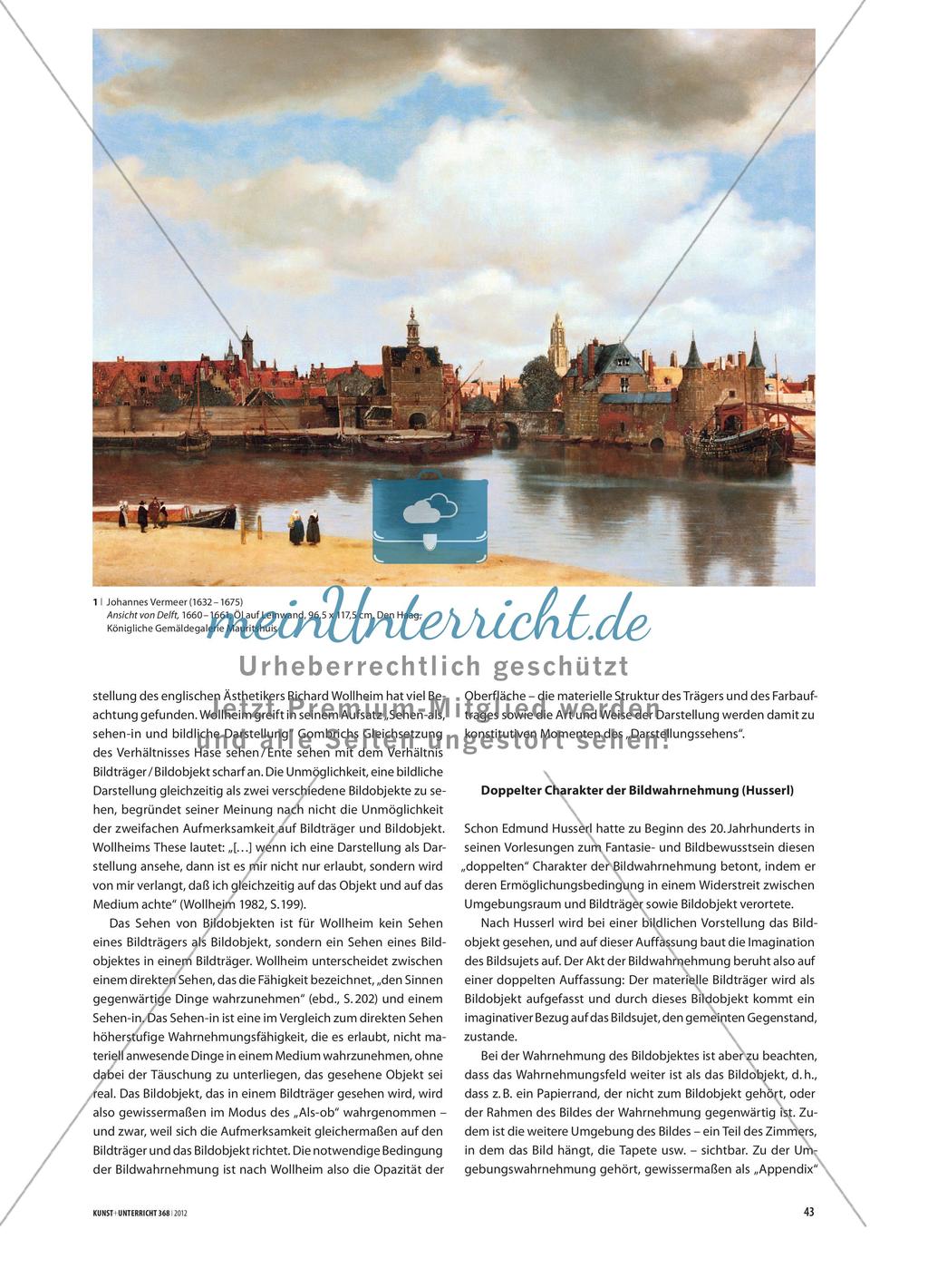 Das Rätsel der Bildwahrnehmung - Eine Skizze der Lösungsansätze in der Philosophie Preview 2