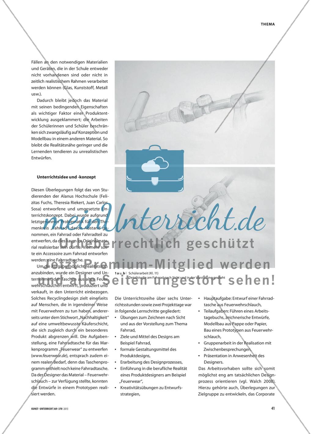 Zur Sache kommen - Design im Kontext des Themas „Fahrrad“ in der Jahrgangsstufe 11 Preview 2