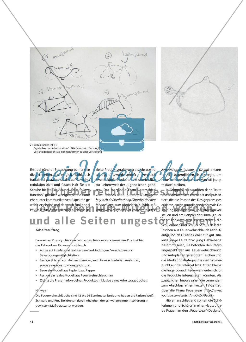 Zur Sache kommen - Design im Kontext des Themas „Fahrrad“ in der Jahrgangsstufe 11 Preview 5