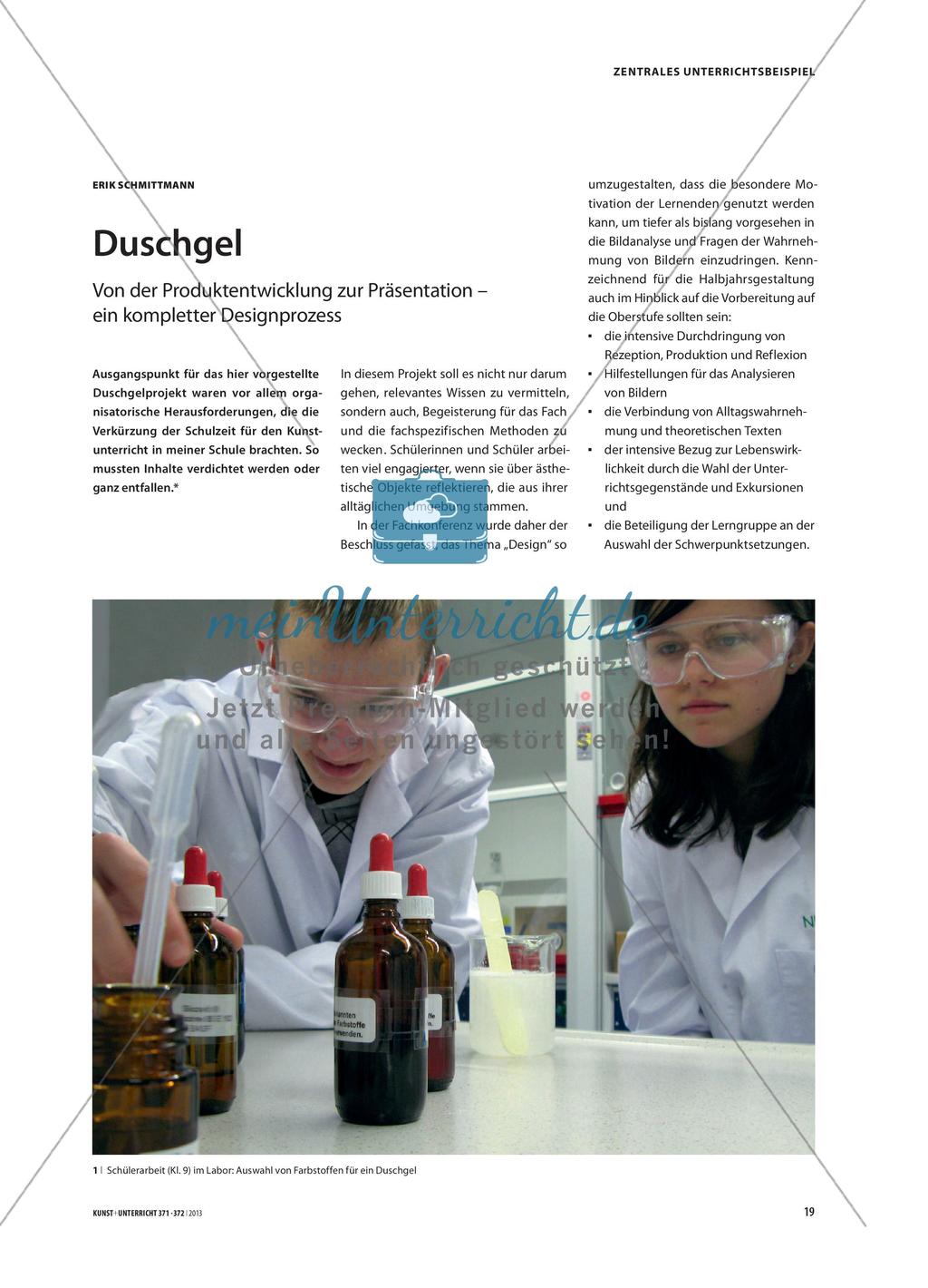 Duschgel: Von der Produktentwicklung zur Präsentation Preview 1