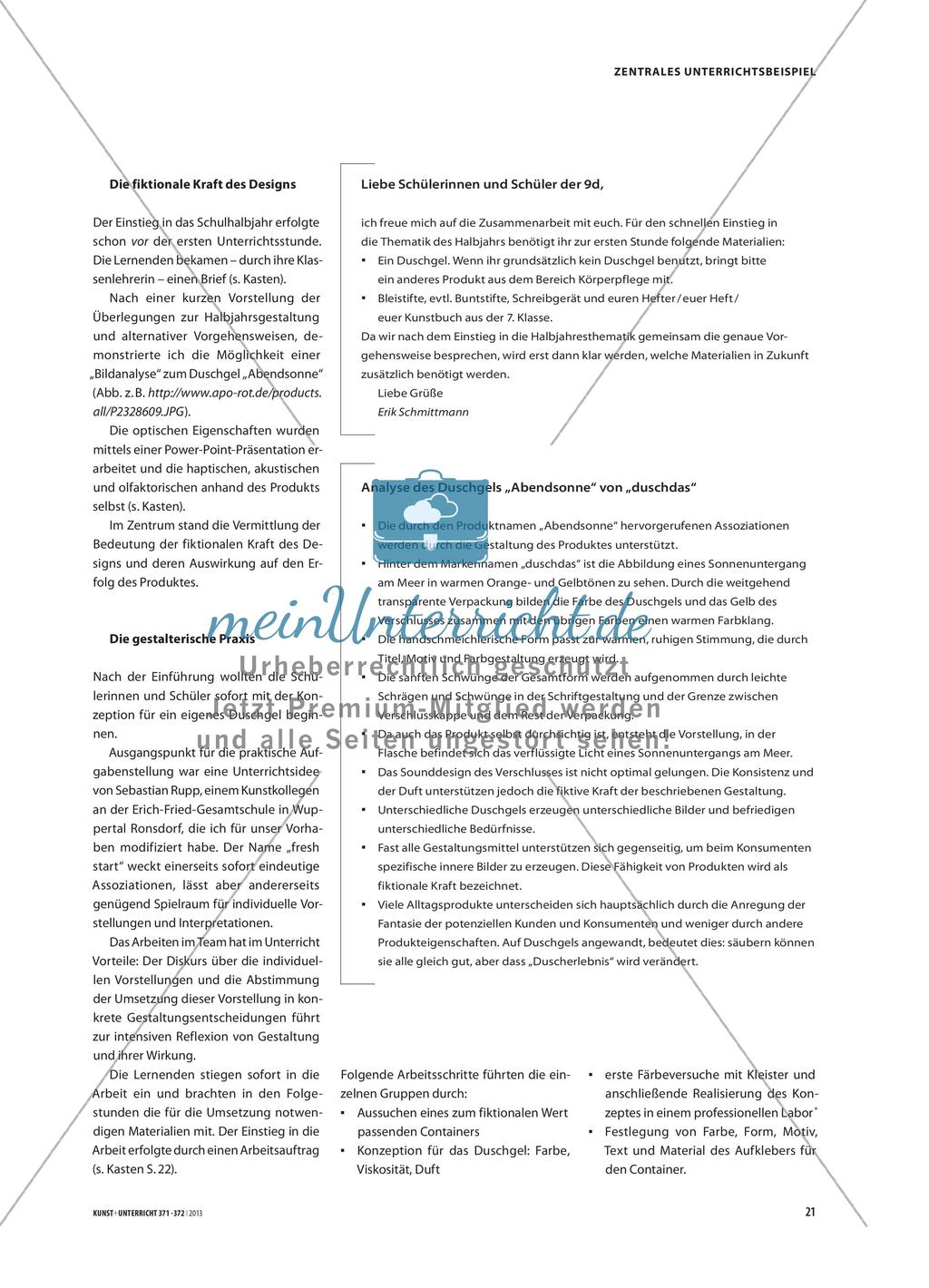 Duschgel: Von der Produktentwicklung zur Präsentation Preview 3