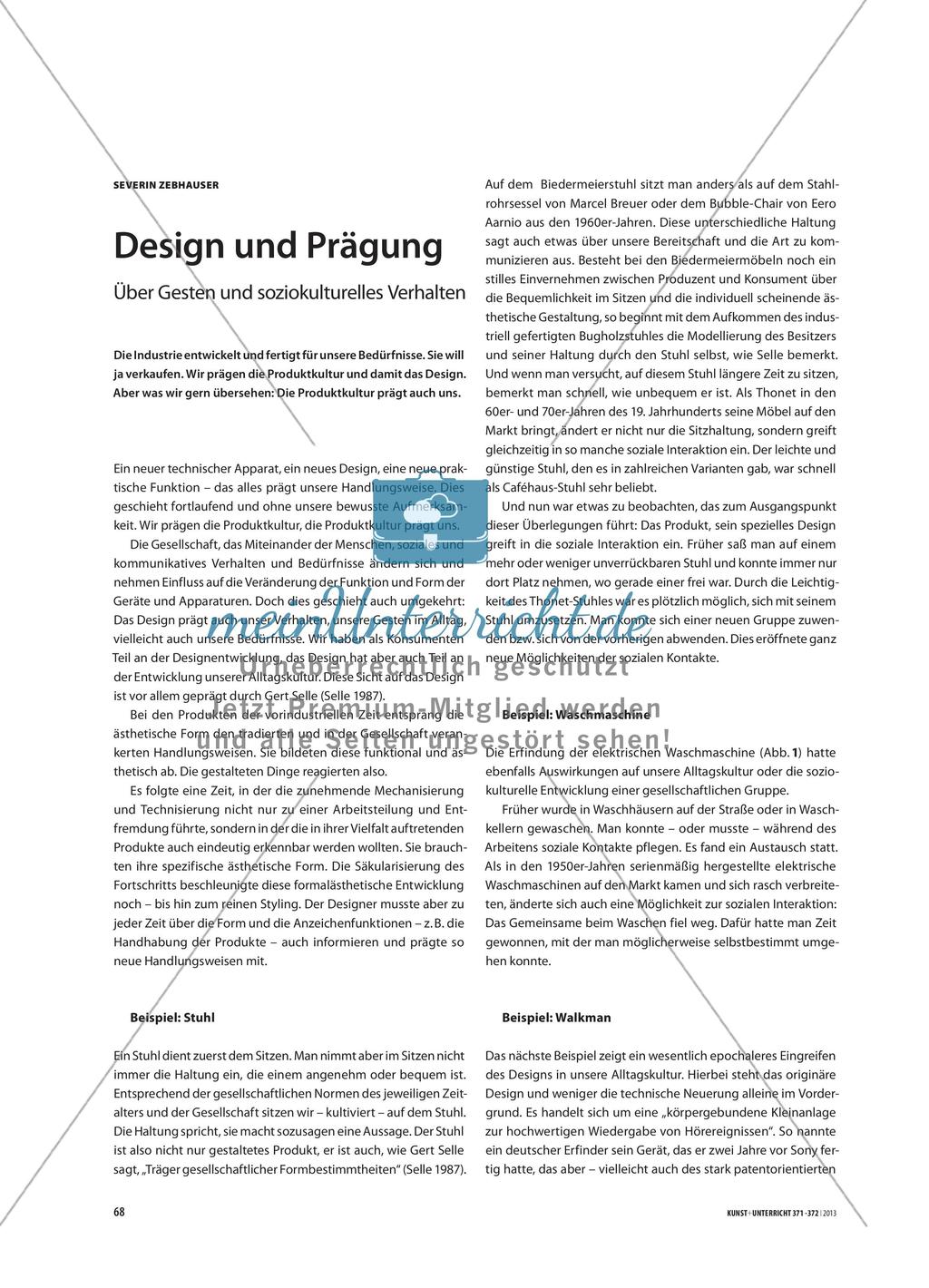 Design und Prägung - Über Gesten und soziokulturelles Verhalten Preview 1
