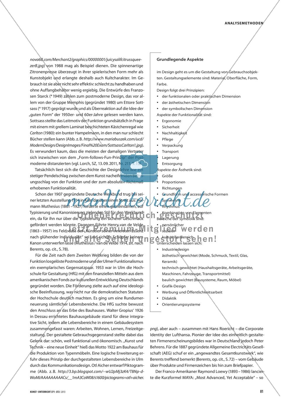 Design - Analyse- und Interpretationsmodelle im Großraum Kunst Preview 5