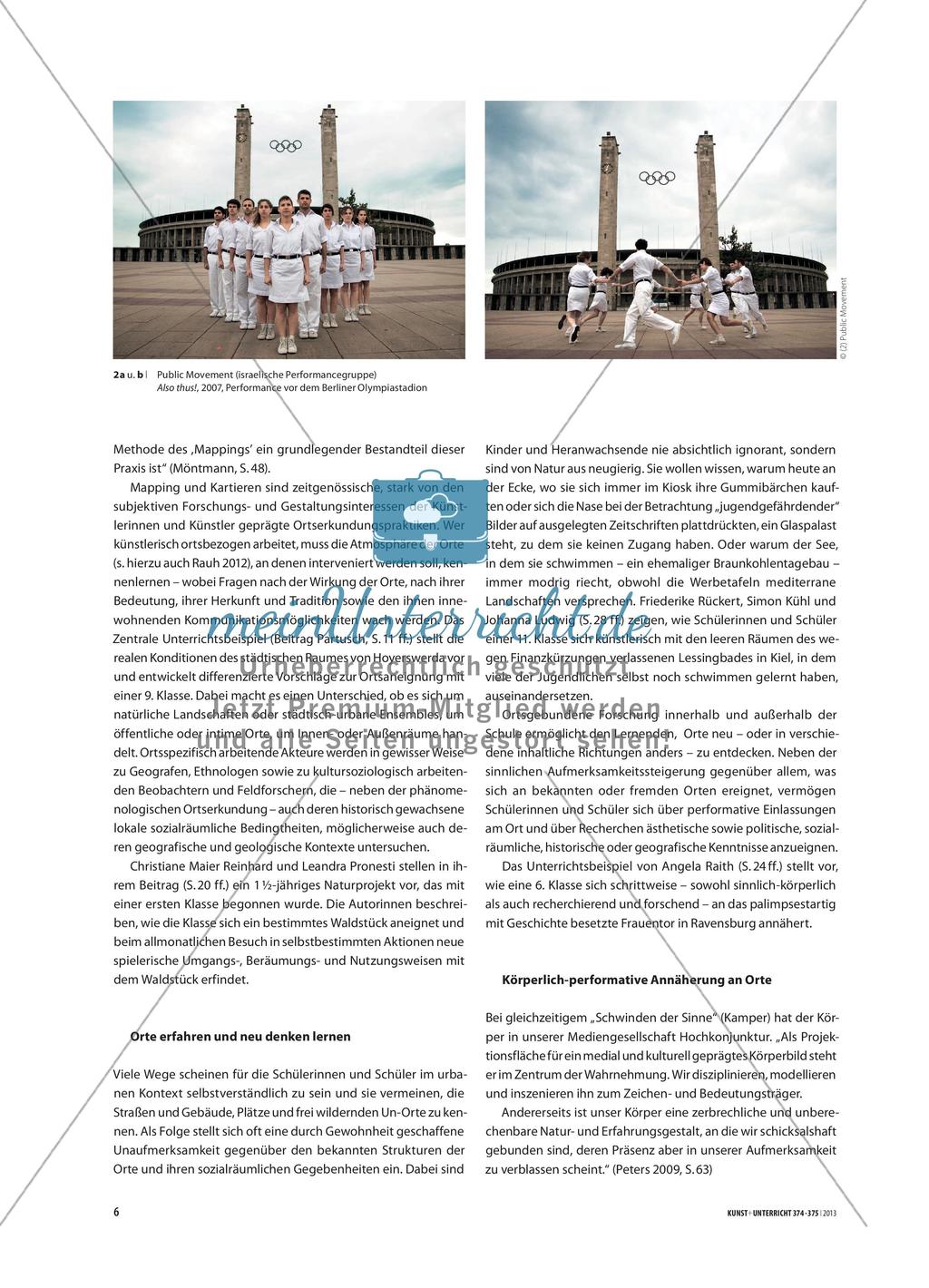 Site-Specific Performances - Performativ handelnde Körper im Dialog mit besonderen Orten Preview 3