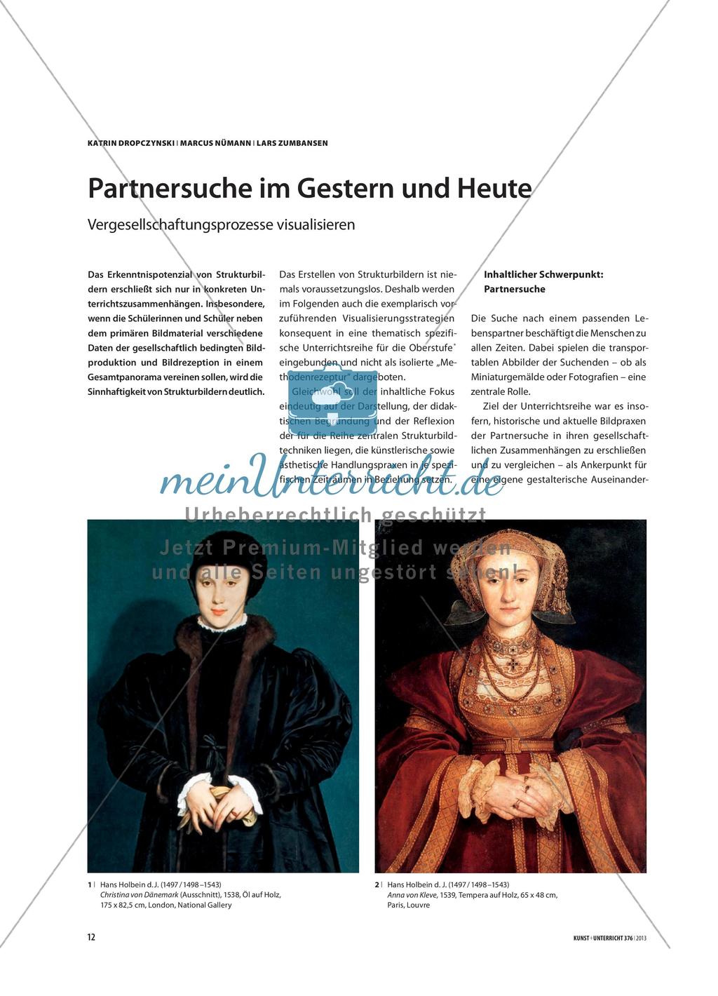 Partnersuche im Gestern und Heute - Vergesellschaftungsprozesse visualisieren Preview 1
