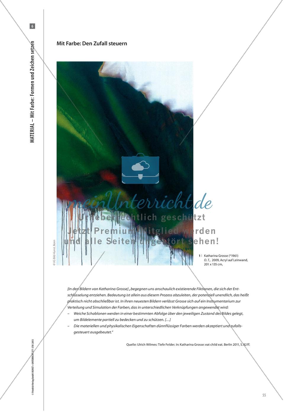 Material-Teil: Formgebung und Wirkung von Farbe in der bildenden Kunst Preview 10