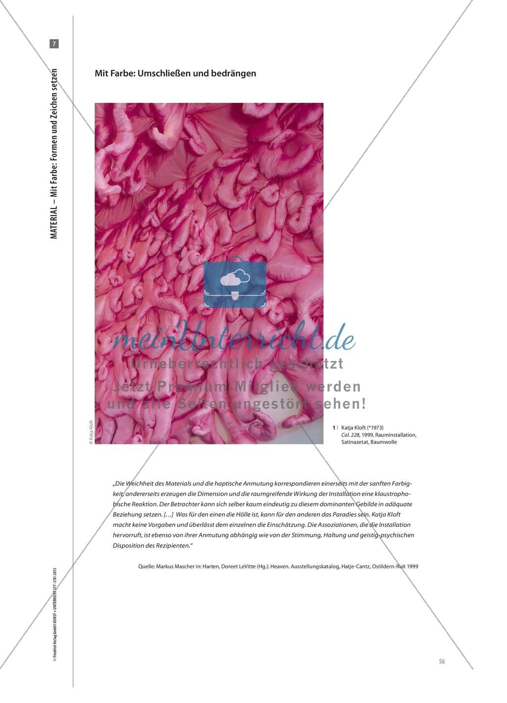 Material-Teil: Formgebung und Wirkung von Farbe in der bildenden Kunst Preview 11