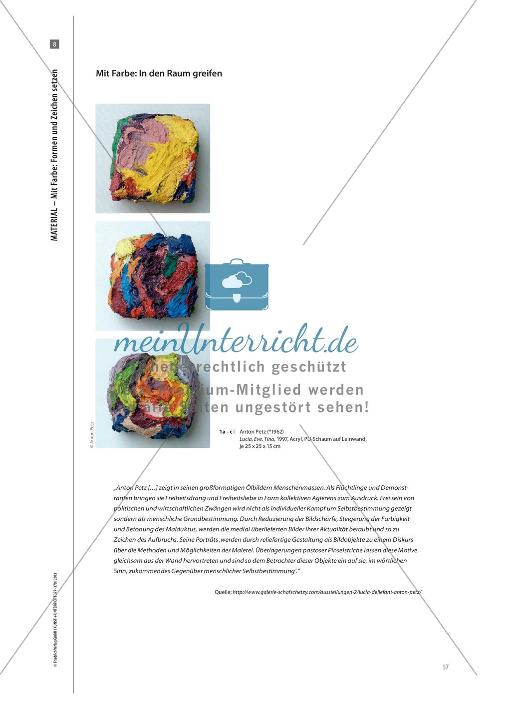 Material-Teil: Formgebung und Wirkung von Farbe in der bildenden Kunst Preview 12